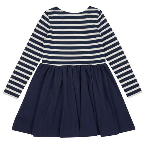 Polo Ralph Lauren LS CN DR-DRESSES-DAY DRESS Tamno plava   / Bijela