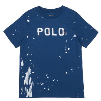 Odjeća Dječak
 Majice kratkih rukava Polo Ralph Lauren GRAPHIC TEE2-KNIT SHIRTS-T-SHIRT Plava