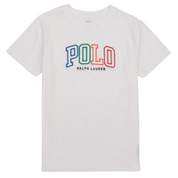 Odjeća Djevojčica Majice kratkih rukava Polo Ralph Lauren SSCNM4-KNIT SHIRTS- Bijela