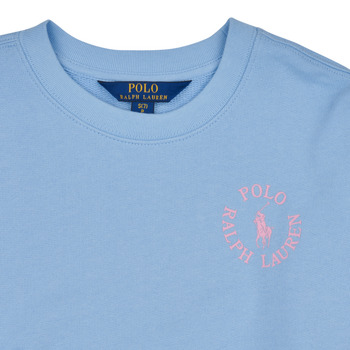 Polo Ralph Lauren BUBBLE PO CN-KNIT SHIRTS-SWEATSHIRT Plava / Nebesko plava / Ružičasta