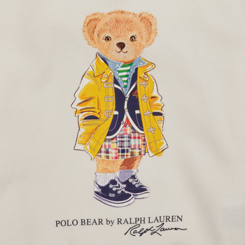 Polo Ralph Lauren BEAR PO HOOD-KNIT SHIRTS-SWEATSHIRT Krem boja