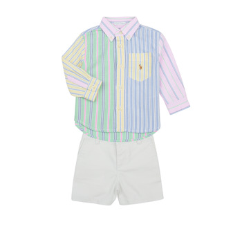 Odjeća Dječak
 Dječji kompleti Polo Ralph Lauren LS BD SHRT S-SETS-SHORT SET Višebojna