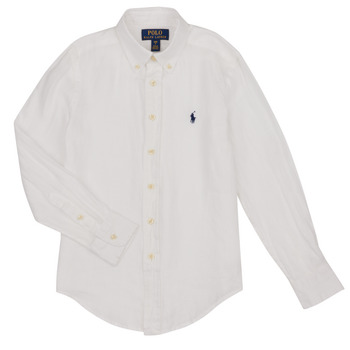 Odjeća Djeca Košulje dugih rukava Polo Ralph Lauren CLBDPPC-SHIRTS-SPORT SHIRT Bijela