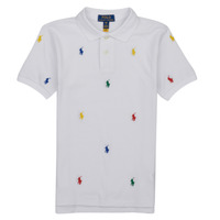 Odjeća Dječak
 Polo majice kratkih rukava Polo Ralph Lauren SSKCM2-KNIT SHIRTS-POLO SHIRT Bijela