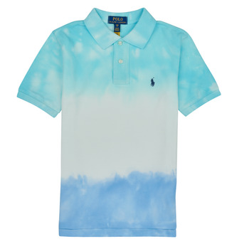 Odjeća Dječak
 Polo majice kratkih rukava Polo Ralph Lauren SS CN M4-KNIT SHIRTS-POLO SHIRT Blue / Tie / Dye