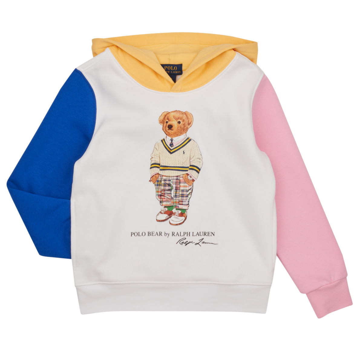 Odjeća Dječak
 Sportske majice Polo Ralph Lauren LSPO HOOD M7-KNIT SHIRTS-SWEATSHIRT Višebojna