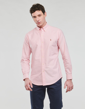 Odjeća Muškarci
 Košulje dugih rukava Polo Ralph Lauren CHEMISE COUPE DROITE EN OXFORD Ružičasta