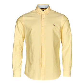 Odjeća Muškarci
 Košulje dugih rukava Polo Ralph Lauren CHEMISE COUPE DROITE EN OXFORD Žuta