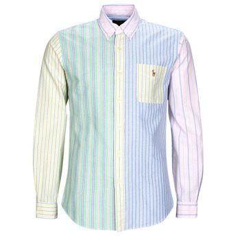 Odjeća Muškarci
 Košulje dugih rukava Polo Ralph Lauren CHEMISE COUPE DROITE EN OXFORD Multicolour / Nóbl / Stripe / Fun / Shirt