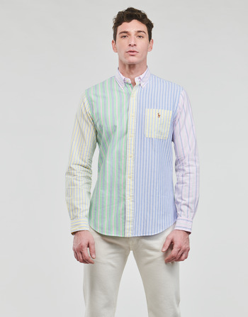 Odjeća Muškarci
 Košulje dugih rukava Polo Ralph Lauren CHEMISE COUPE DROITE EN OXFORD Multicolour