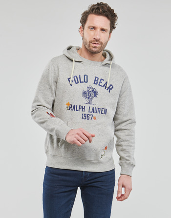 Odjeća Muškarci
 Sportske majice Polo Ralph Lauren BRODE + VUE DOS Siva / Crna