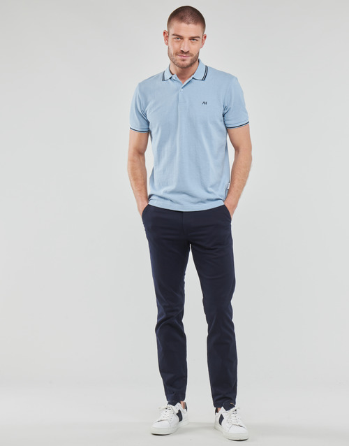 Selected SLHSLIM-NEW MILES 175 FLEX CHINO Tamno plava  