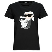 Odjeća Žene
 Majice kratkih rukava Karl Lagerfeld IKONIK 2.0 T-SHIRT Crna
