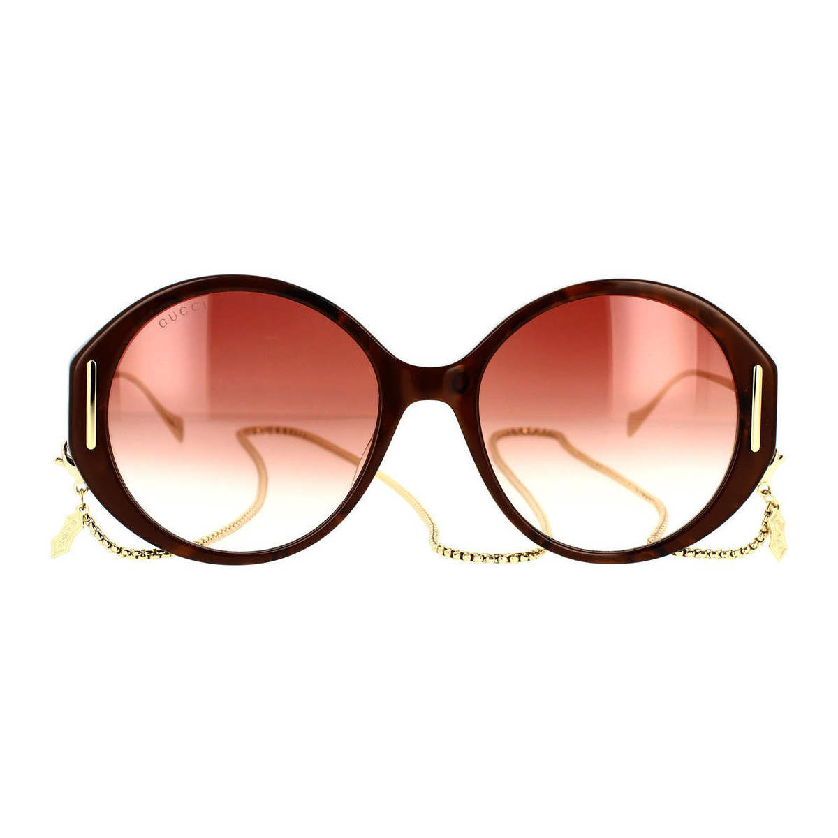 Satovi & nakit Žene
 Sunčane naočale Gucci Occhiali da Sole  GG1202S 004 con Catena Smeđa