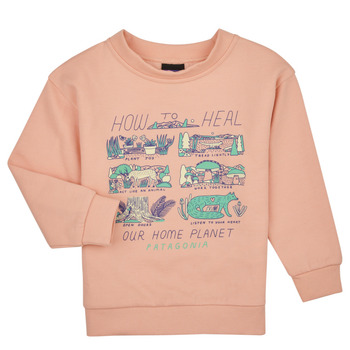 Odjeća Djevojčica Sportske majice Patagonia Baby LW Crew Sweatshirt Ružičasta