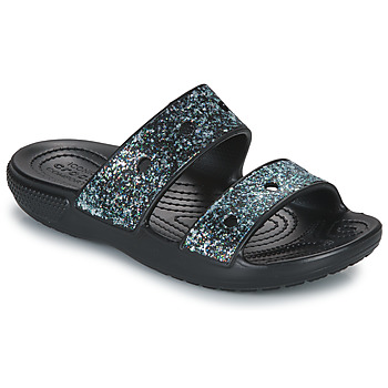 Obuća Djevojčica Natikače Crocs Classic Crocs Glitter Sandal K Crna
