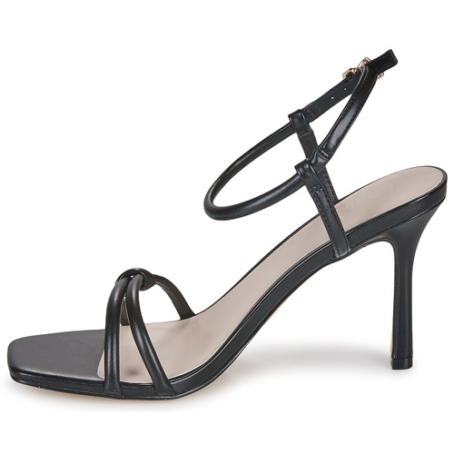 Only ONLALYX-16 PUHEELED SANDAL FOIL Crna