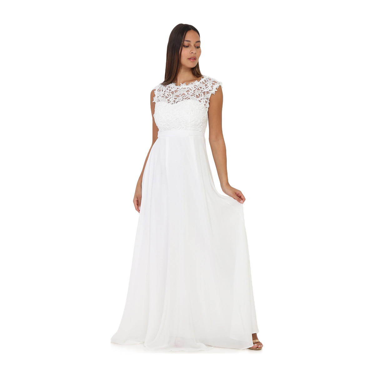 Odjeća Žene
 Haljine La Modeuse 19336_P54340 Bijela