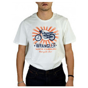Odjeća Muškarci
 Majice / Polo majice Wrangler AMERICANA TEE Bijela