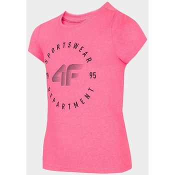 Odjeća Djevojčica Majice kratkih rukava 4F JTSD003 Ružičasta