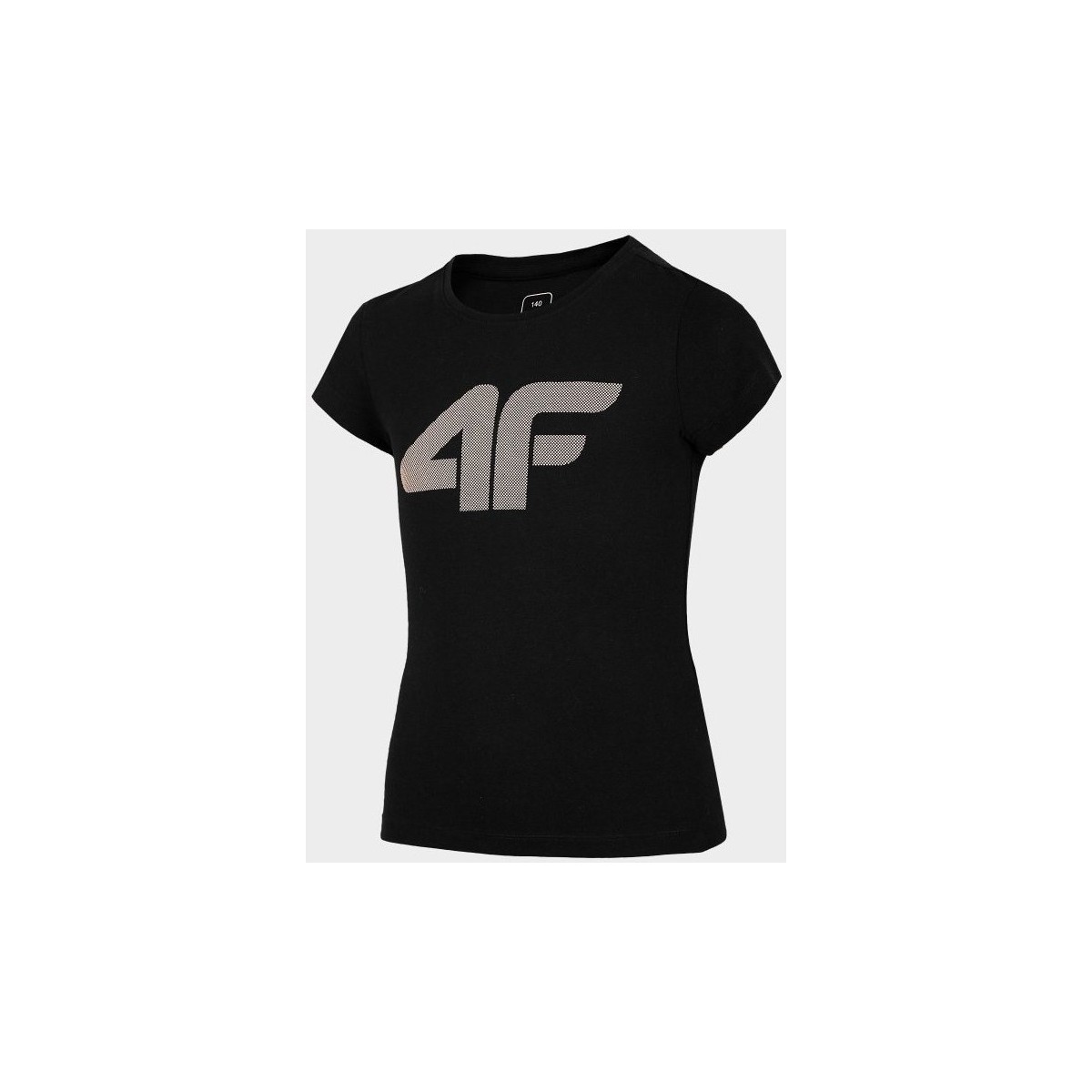 Odjeća Djevojčica Majice kratkih rukava 4F JTSD005 Crna