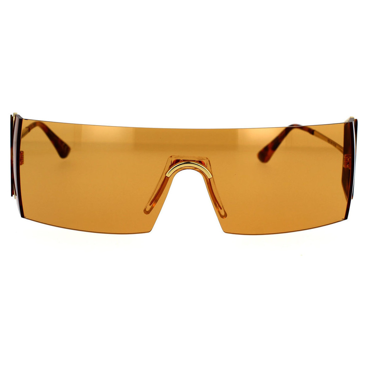Satovi & nakit Sunčane naočale Retrosuperfuture Occhiali da Sole  Pianeta Orange FS2 Gold