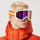 Satovi & nakit Sunčane naočale Gucci Occhiali da Sole  Maschera da Sci e Snowboard GG1210S 002 Narančasta