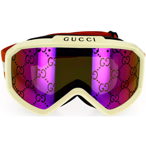 Satovi & nakit Sunčane naočale Gucci Occhiali da Sole  Maschera da Sci e Snowboard GG1210S 002 Narančasta