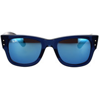Satovi & nakit Djeca Sunčane naočale Ray-ban Occhiali da Sole  Mega Wayfarer RB0840S 6638O4 Blue