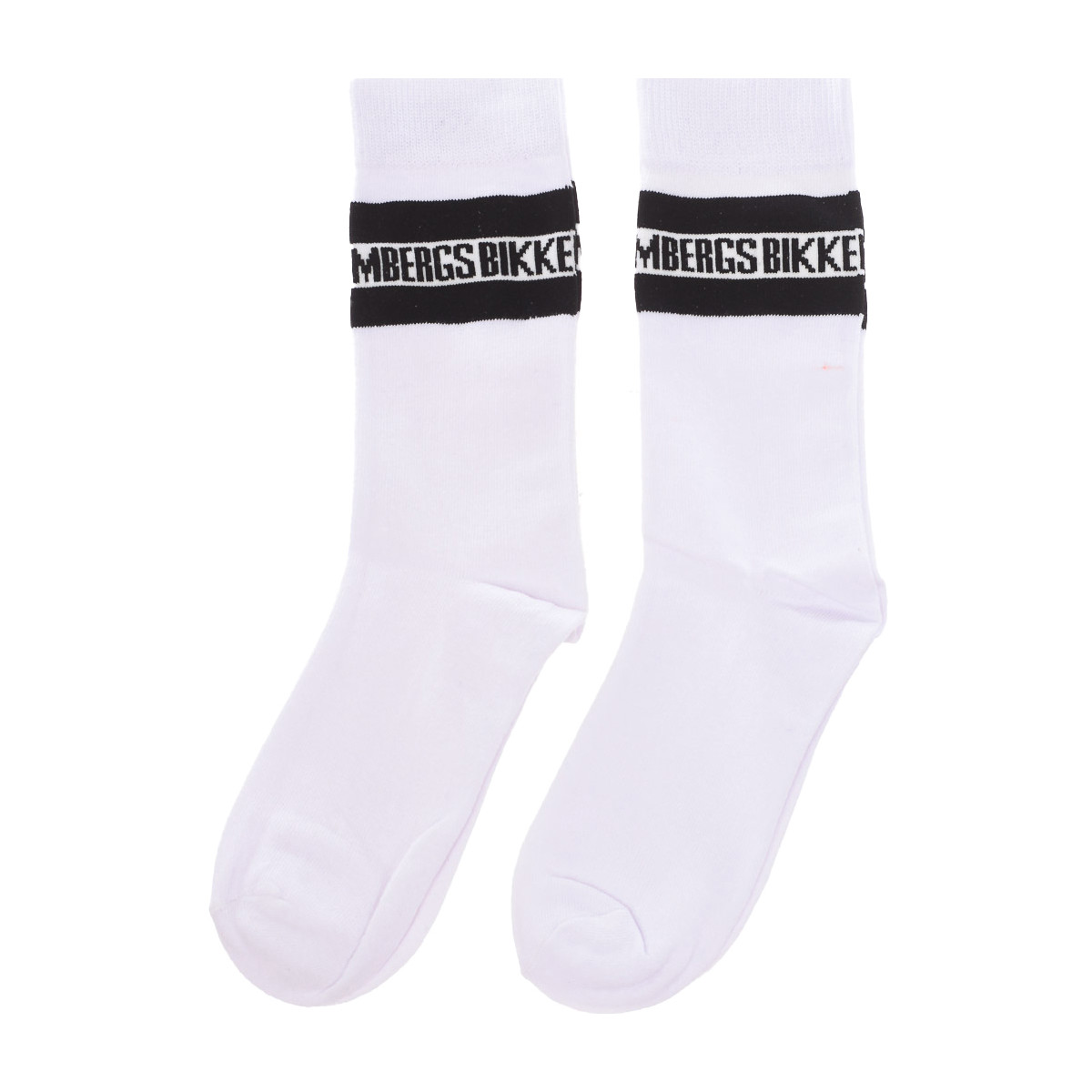 Donje rublje Muškarci
 Visoke čarape Bikkembergs BK022-WHITE-BLACK Višebojna