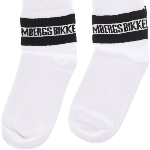 Donje rublje Muškarci
 Visoke čarape Bikkembergs BK070-WHITE-BLACK Višebojna