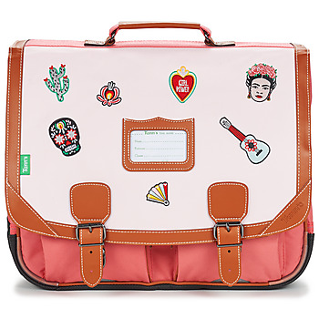 Torbe Djevojčica Školske torbe Tann's ADRIANA CARTABLE 41 CM Ružičasta