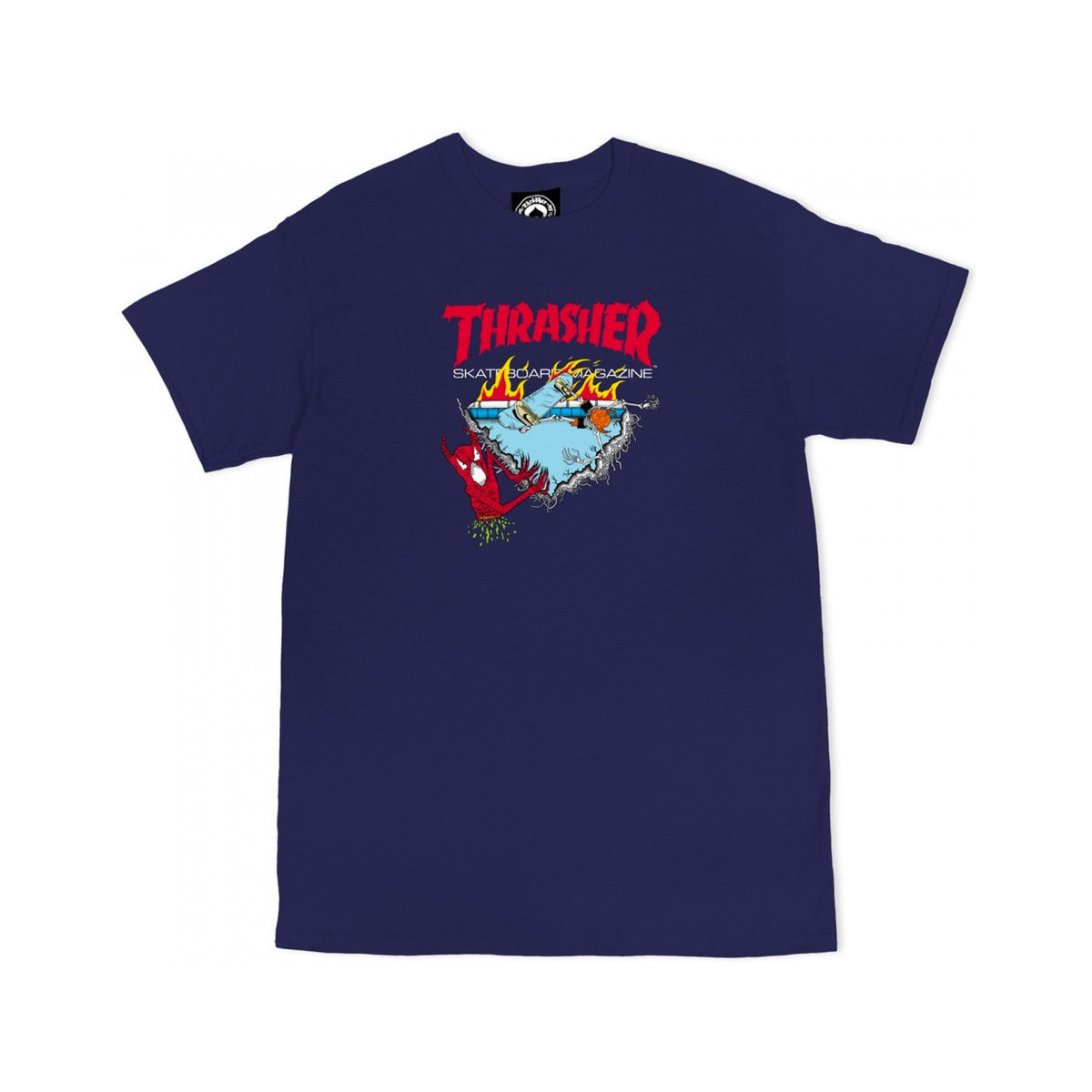 Odjeća Muškarci
 Majice / Polo majice Thrasher T-shirt neckface 500 Plava