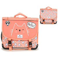 Torbe Djevojčica Školske torbe Pol Fox CARATABLE HELLO 38 CM Ružičasta
