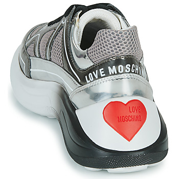 Love Moschino SUPERHEART Crna / Bijela / Srebrna