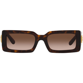 Satovi & nakit Sunčane naočale D&G Occhiali da Sole Dolce&Gabbana DG4416 502/13 Smeđa