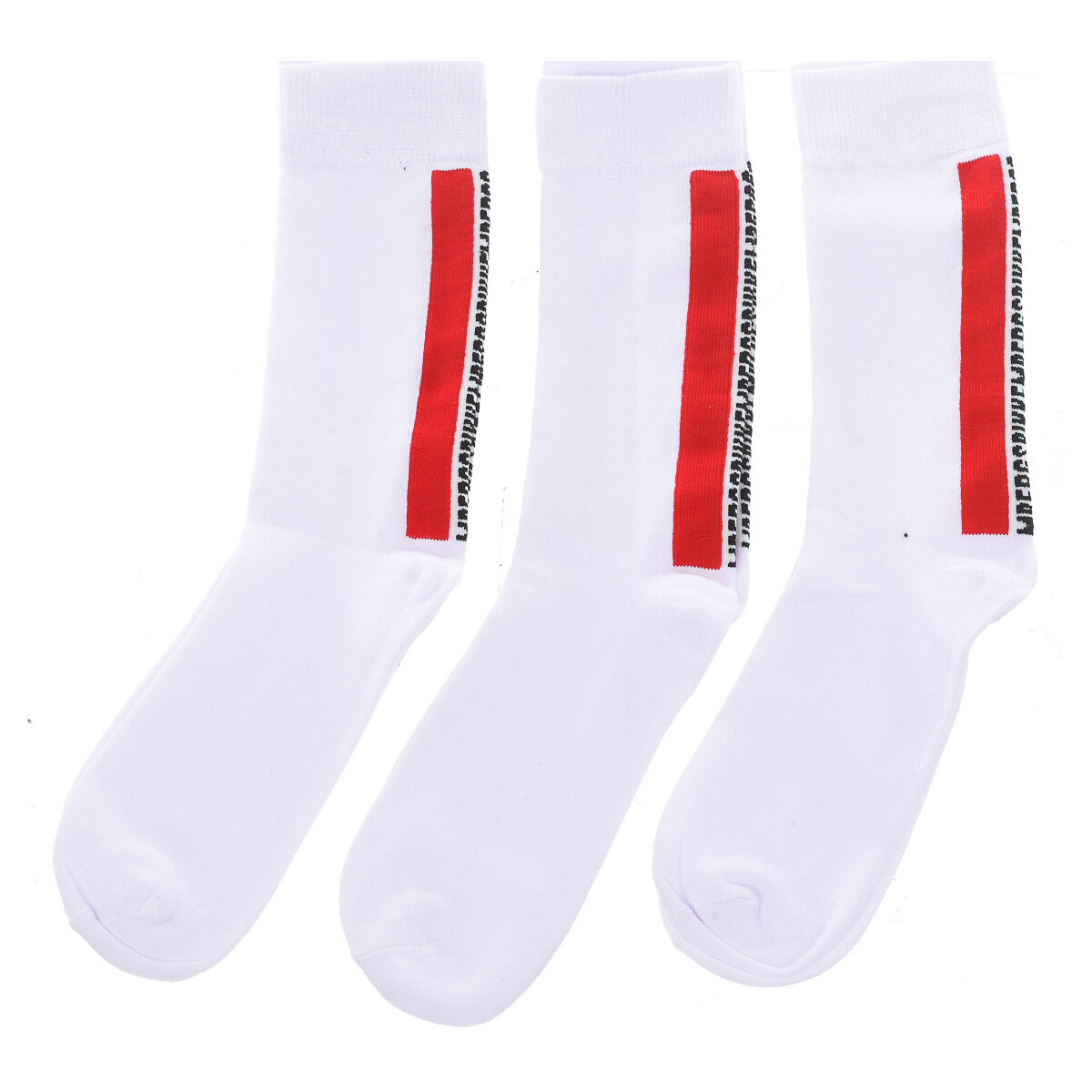 Donje rublje Muškarci
 Visoke čarape Bikkembergs BF009-WHITE-RED Višebojna