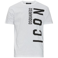 Odjeća Muškarci
 Majice / Polo majice Dsquared T SHIRT DSQUARED ICON S79GC0044 Bijela