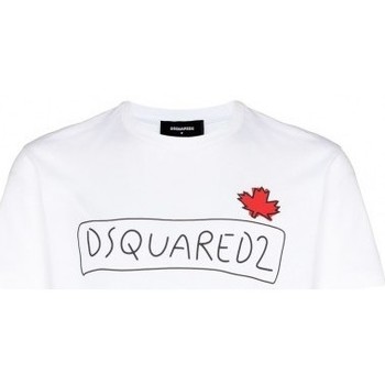 Odjeća Muškarci
 Majice / Polo majice Dsquared T SHIRT  S71GD1130 Bijela