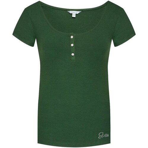 Odjeća Žene
 Majice / Polo majice Guess W2YP24 KBCO2 Zelena