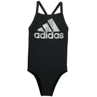 Odjeća Djevojčica Jednodijelni kupaći kostimi adidas Performance BIG LOGO SUIT Crna