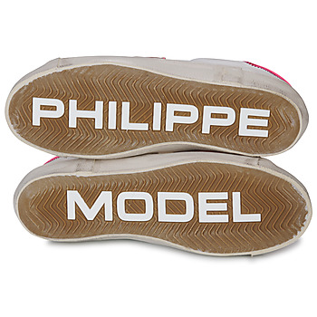 Philippe Model PRSX LOW WOMAN Bijela / Ružičasta