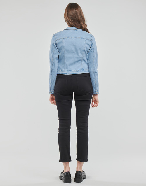 Vero Moda VMLUNA LS SLIM DNM JACKET MIX GA NOOS Plava / Svijetla