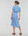 Odjeća Žene
 Duge haljine Vero Moda VMBUMPY SS CALF SHIRT DRESS NOOS Plava / Blc