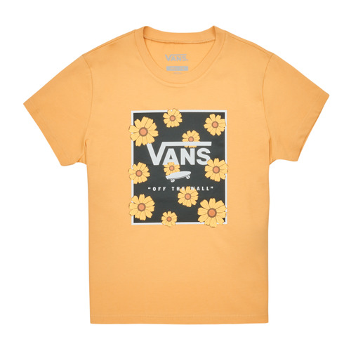 Odjeća Djevojčica Majice kratkih rukava Vans SUNFLOWER ANIMAL BOX CREW žuta