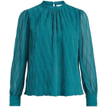 Odjeća Žene
 Topovi i bluze Vila Top Keladi L/S  - Shaded Spruce Plava