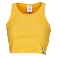 Odjeća Žene
 Majice s naramenicama i majice bez rukava Adidas Sportswear LNG RIB TANK Zlatna