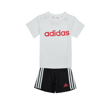 Odjeća Djeca Dječji kompleti Adidas Sportswear I LIN CO T SET Bijela