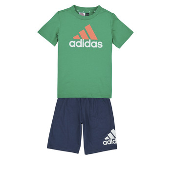 Odjeća Djeca Dječji kompleti Adidas Sportswear LK BL CO T SET Blue / Zelena
