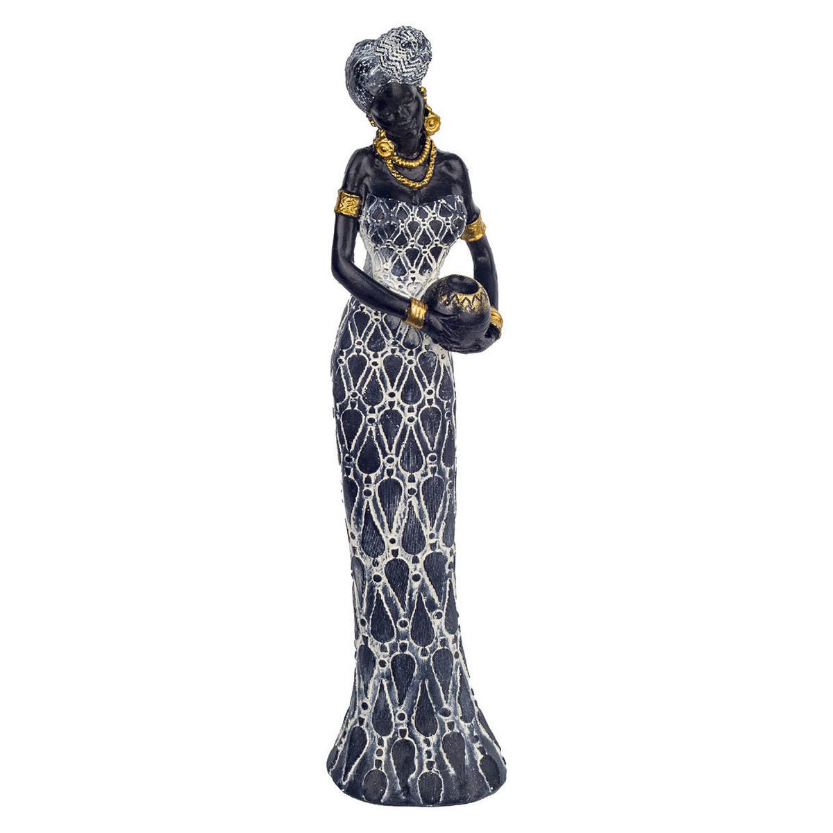 Dom Dekorativni predmeti  Signes Grimalt Figura Afrička Žena Smeđa